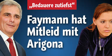 Faymann hat Mitleid mit Arigona