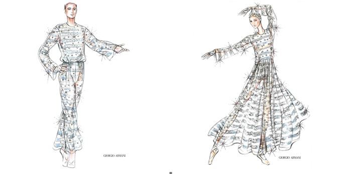 Armanis Kreationen für die Eröffnung des Wiener Opernballs. Kurz nach der ersten Anprobe verstarb der Designer. 