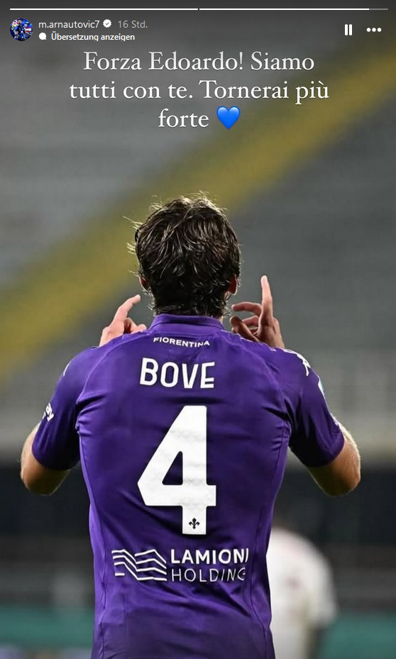 Nach Kollaps-Drama: Entwarnung bei Italien-Star Bove