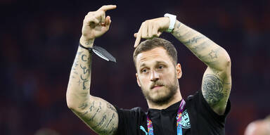 Marko Arnautovic mit Fingerzeig