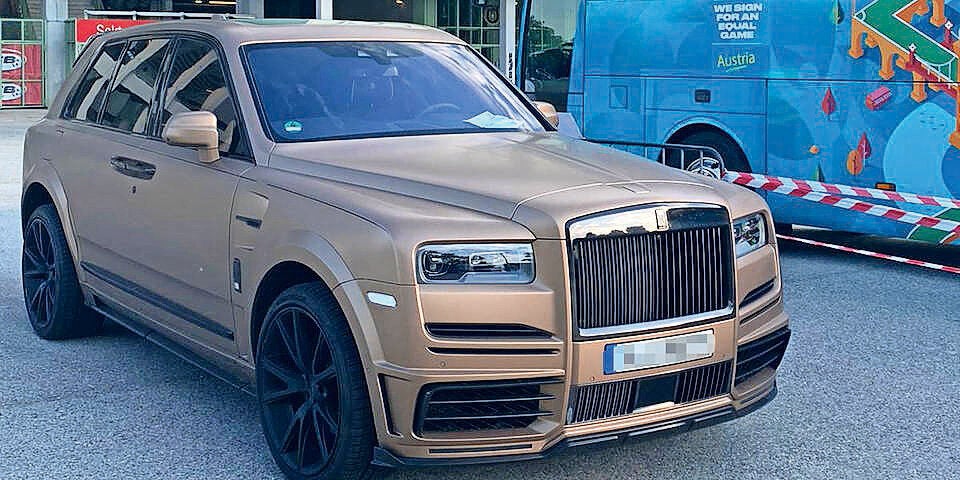 Goldener Rolls-Royce von Marko Arnautovic