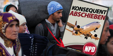 NPD macht sich mit Hetz-Plakat zur Lachnummer