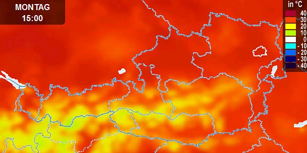 Hitzekarte Pfingsten 2014