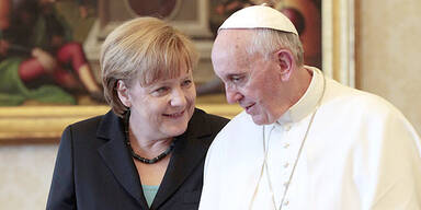Angela MERKEL / Papst Franziskus