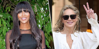 Naomi CAMPBELL & Sharon STONE