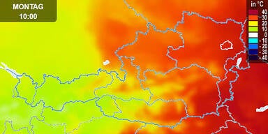 Das waren die heißesten Orte Österreichs