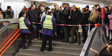 Wien U-Bahn Sperre