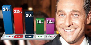 Strache Umfrage 23.3.2014