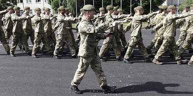 Großbritannien Armee Soldaten