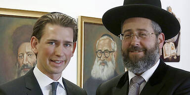 Sebastian KURZ / Oberrabbiner David LAU