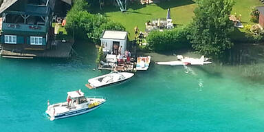 Kärnten: Notlandung  im Wörthersee