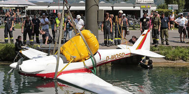 Kärnten: Notlandung  im Wörthersee