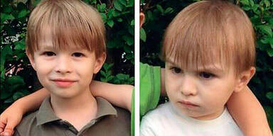 Yasin (4) und Ilyas (2)