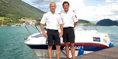 Polizisten Sommeruniform