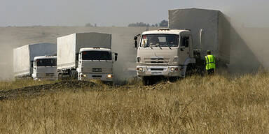 Russischer Konvoi erreicht Luhansk 