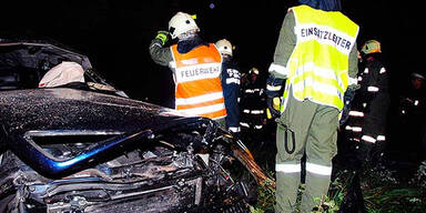 23-Jähriger krachte mit Auto in Wald