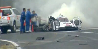 Schwerer Unfall von Mark Webber