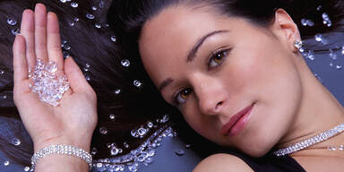 Frau Edelsteine Diamanten