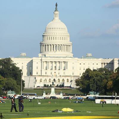 Schockierende Selbstverbrennung vor US-Kapitol