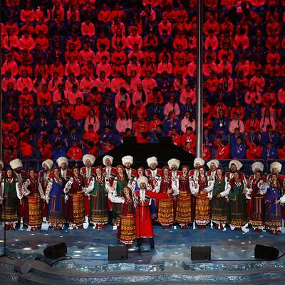 Die Bilder der Schlussfeier in Sotschi