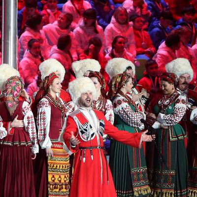 Die Bilder der Schlussfeier in Sotschi