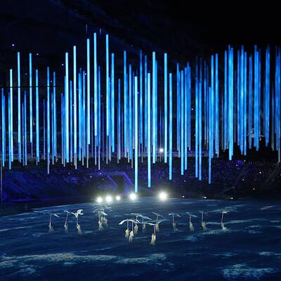 Die Bilder der Schlussfeier in Sotschi