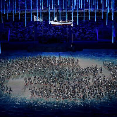 Die Bilder der Schlussfeier in Sotschi