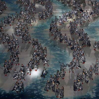 Die Bilder der Schlussfeier in Sotschi