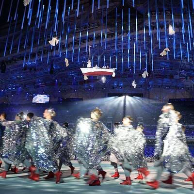 Die Bilder der Schlussfeier in Sotschi