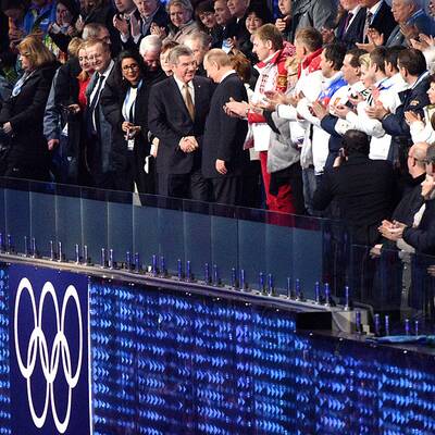 Die Bilder der Schlussfeier in Sotschi