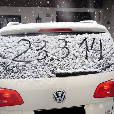 Schneefall sorgt für Chaos im Westen