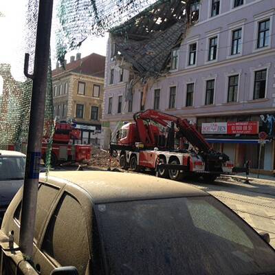 Wohnhaus in Wien nach Explosion eingestürzt