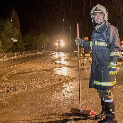 Angst vor  Unwetter-Frühling