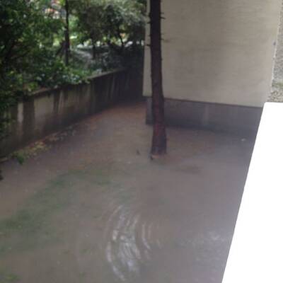 Überschwemmung in Döbling