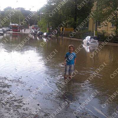 Überschwemmung in Döbling