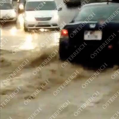 Überschwemmung in Döbling