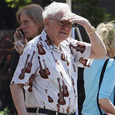 Robert Kraft (72, l.) und Jonathan Kraft (59)