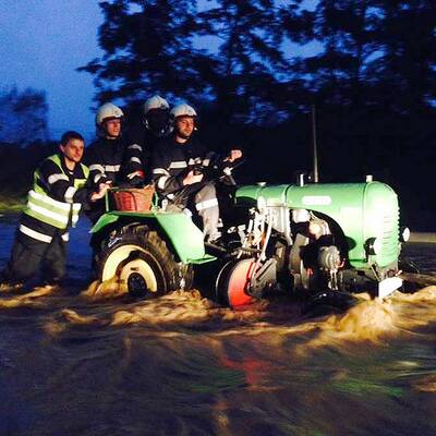 Hangrutschung in der Klausen