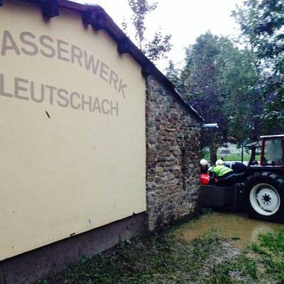 Hangrutschung in der Klausen