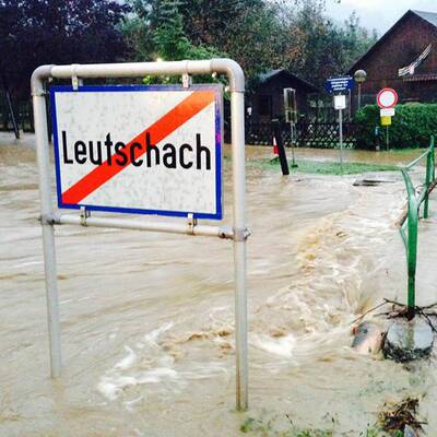 Hangrutschung in der Klausen