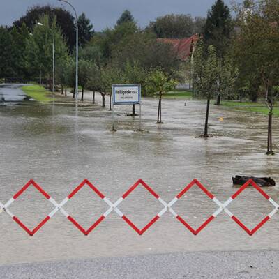 Hangrutschung in der Klausen