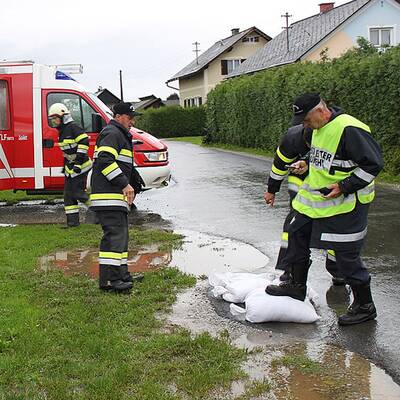 Hangrutschung in der Klausen