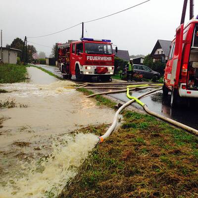 Hangrutschung in der Klausen
