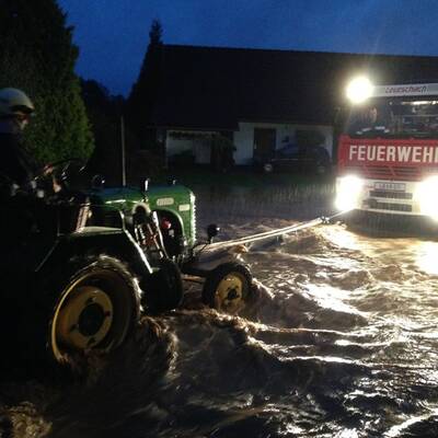 Hangrutschung in der Klausen