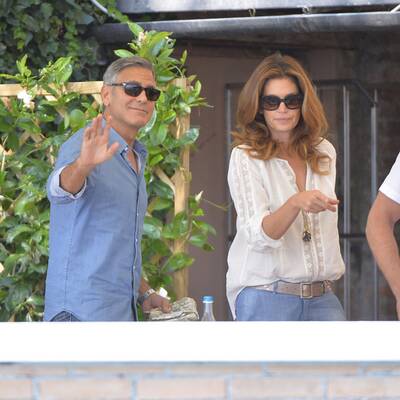 George Clooney & Cindy Crawford