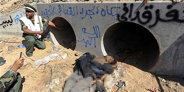 Gaddafi starb nach 9mm-Kopfschuss