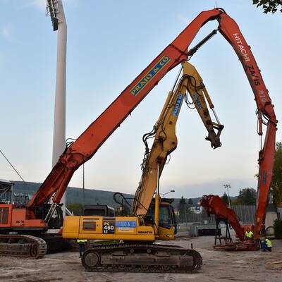 Hier wird das Hanappi-Stadion abgerissen