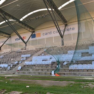 Hier wird das Hanappi-Stadion abgerissen