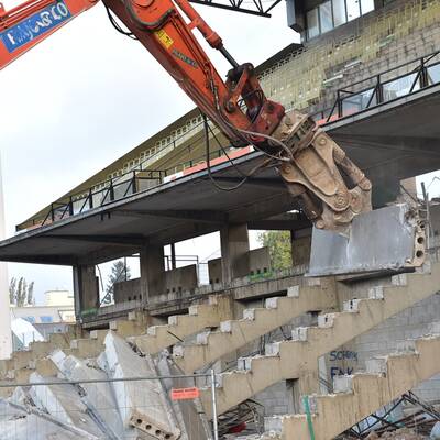 Hier wird das Hanappi-Stadion abgerissen