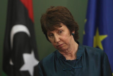 Ashton EU Libyen Rebellen Bengasi